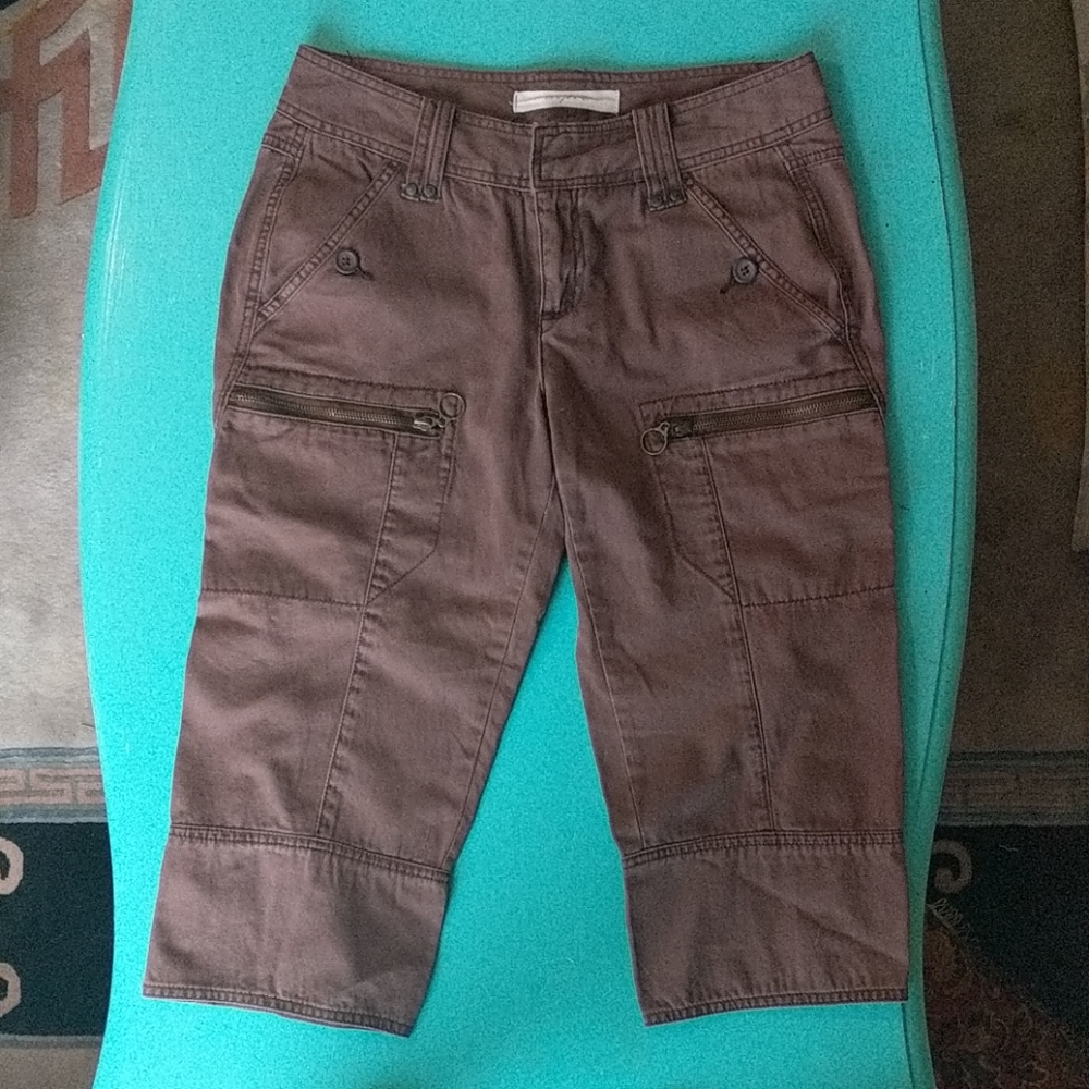 MIXIT Brown Cargo Capris